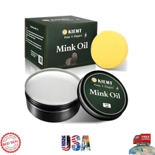All-in-One  Leather Care Kit with Mink Oil for Restoration & Protection