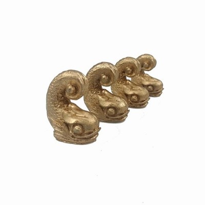 Ship Model Accessories - 4pcs Goldfish Resin Supports Base Bracket