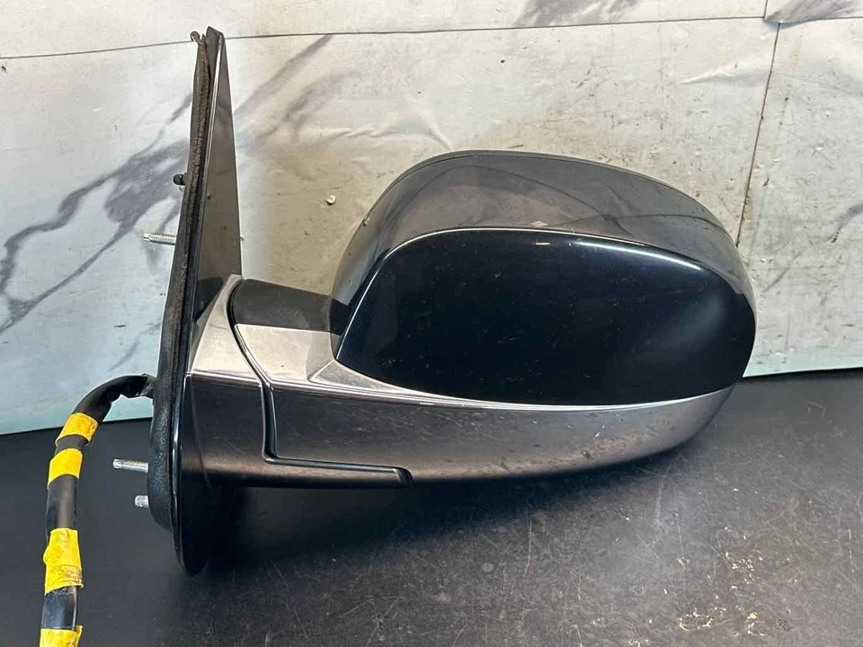 09-14 ESCALADE ESV Door Mirror left driver side 2 plugs 19 wires black ext - Image 2 of 4