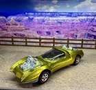 Hot Wheels Redline 1970 Mod Quad Lime Yellow, US Version, Nice!