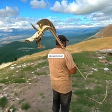 Brass Replica Carnyx of Tintignac Deskford Authentic Celtic War Horn Trumpe