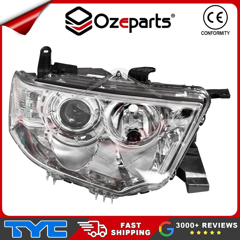 RH Right Hand Head Light Lamp Halogen For Mitsubishi Challenger PB PC 09~15 - Image 2 of 4