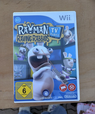 Ubisoft Nintendo Wii Rayman Raving Rabbids: TV Party PAL USK 6