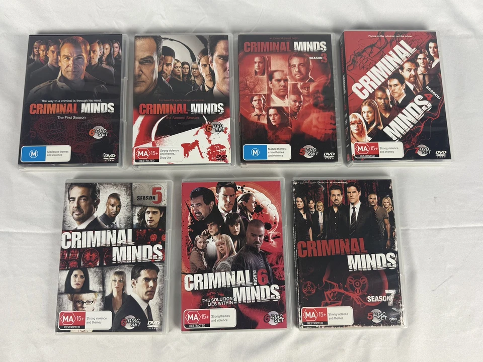 Criminal Minds DVD Temporadas Completas 1-7 Temporada 1 2 3 4 5 6 7 Caja Set Drama Crimen Foto 2 de 4