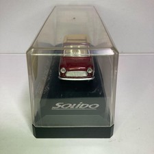 Solido 1/43 Mini Cabriolet 1995 Mini Car Wine Red Used