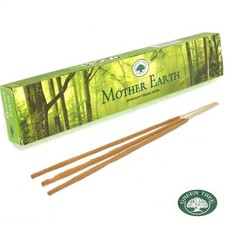 MOTHER EARTH von Green Tree Natural Incense 1x 15g Agarbathi R&auml;ucherST&Auml;BCHEN
