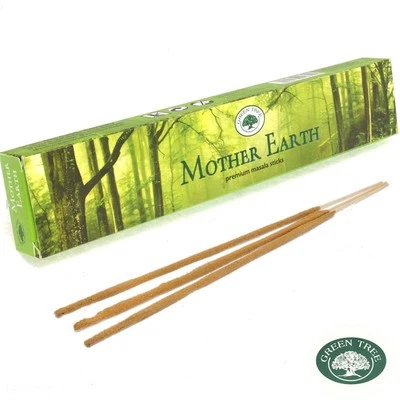 MOTHER EARTH von Green Tree Natural Incense 1x 15g Agarbathi RäucherSTÄBCHEN
