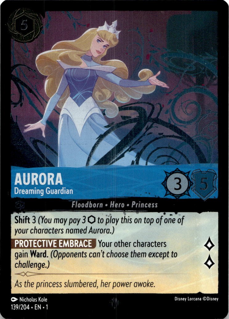 Aurora - Dreaming Guardian 139/204 The First Chapter Lorcana Cold Foil NM