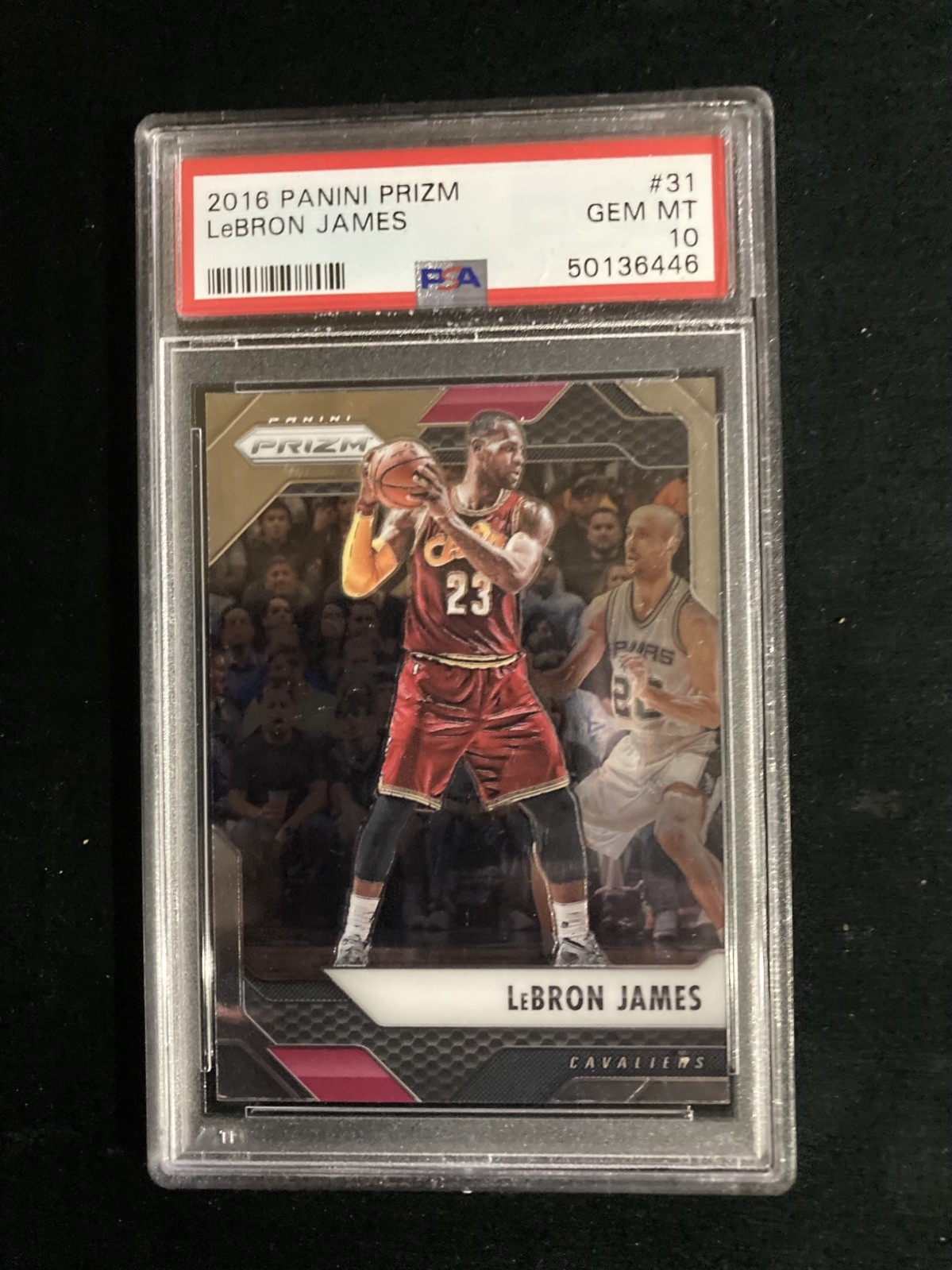 2016-17 Panini Prizm - LeBron James #31 PSA 10