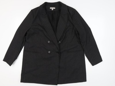 Schwarzer Anzugblazer Damen UK Größe XL H&M Regular