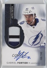 2021-22 Upper Deck The Cup Rookie 166/249 Gabriel Fortier #138 Patch Auto s0w