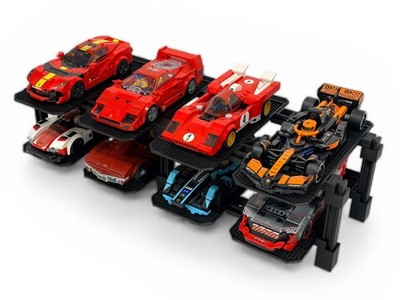 Modular Display Rack for Lego Speed Champions - Customizable (Made to Order)