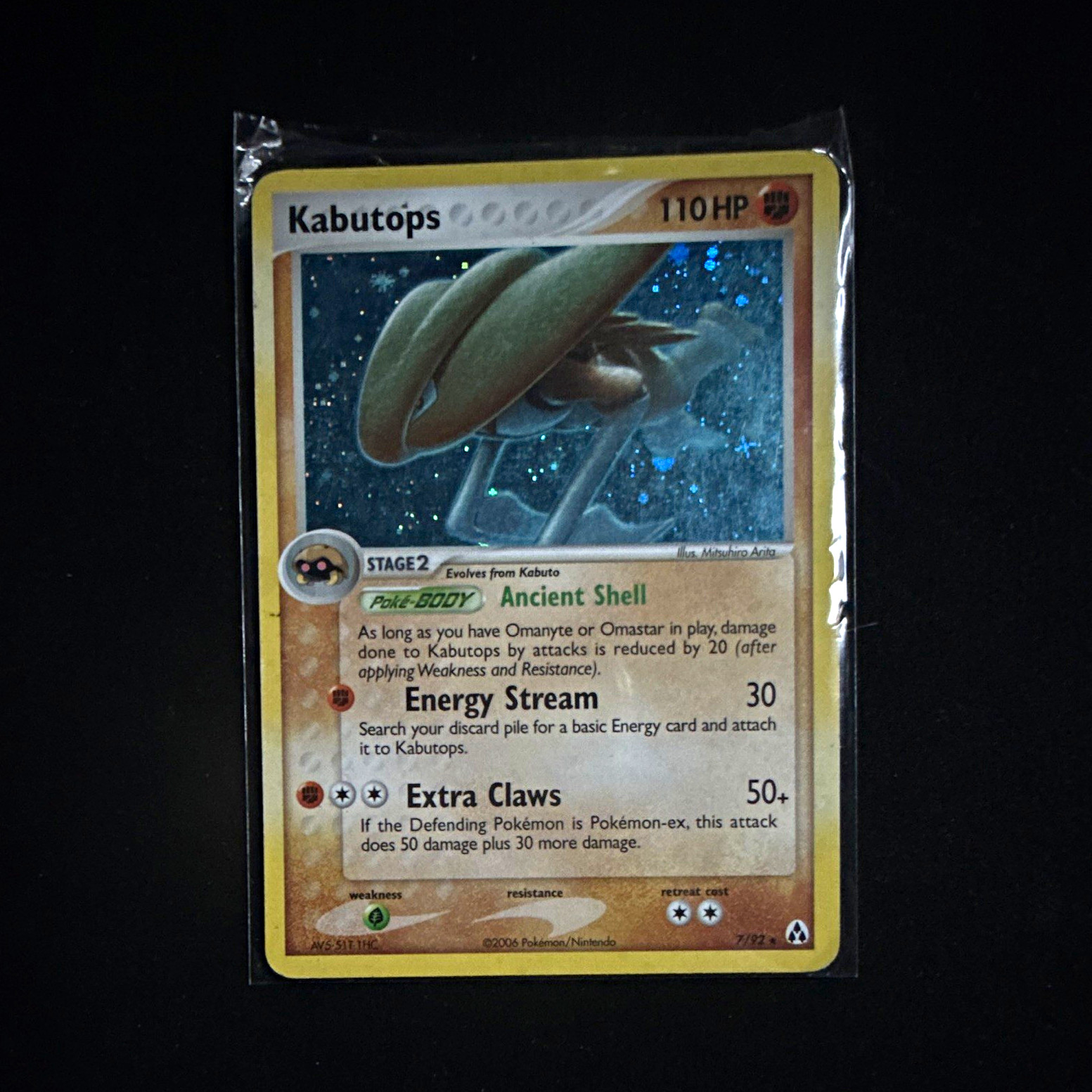 The Pokemon Company Kabutops 7/92 EX Legend Maker Holo Rare Fighting 110HP EN
