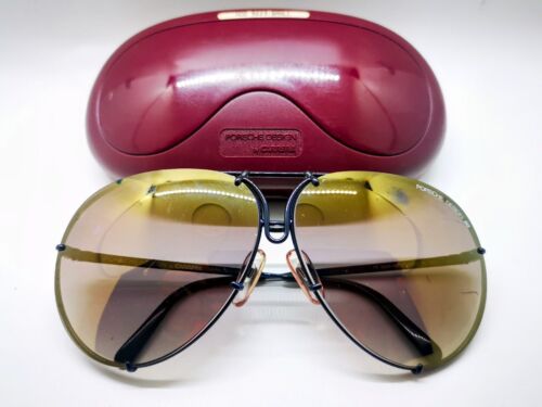 NOS Porsche Design Carera 5623-86 Sunglasses Purple - Flash gold lenses - Rare
