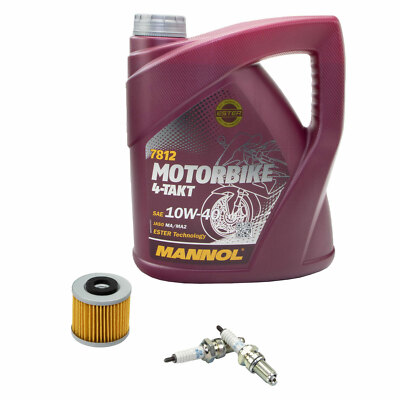 Service-Kit Für Yamaha XVS 650 Drag Star Classic (1998-2007) – Luftfilter, Ölfilter, Zündkerzen