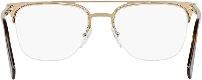 Prada 63UV - Marco de gafas para hombre - LFD1O1 marrón mate/oro pálido mate - 54-19-145 Foto 4 de 4