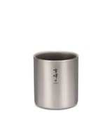 SNOW PEAK JAPAN TITANIUM TI-DOUBLE H300 STACKING MUG (TW-123) - BRAND NEW