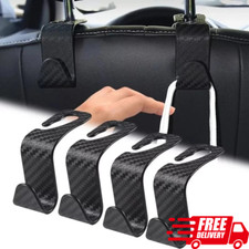 4X Car Holder Hanger Organizer Seat Back Hook Headrest for Handbag Bag Coat UK