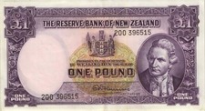 Neuseeland / New Zealand P.159d 1 Pound (1940-67) (2)
