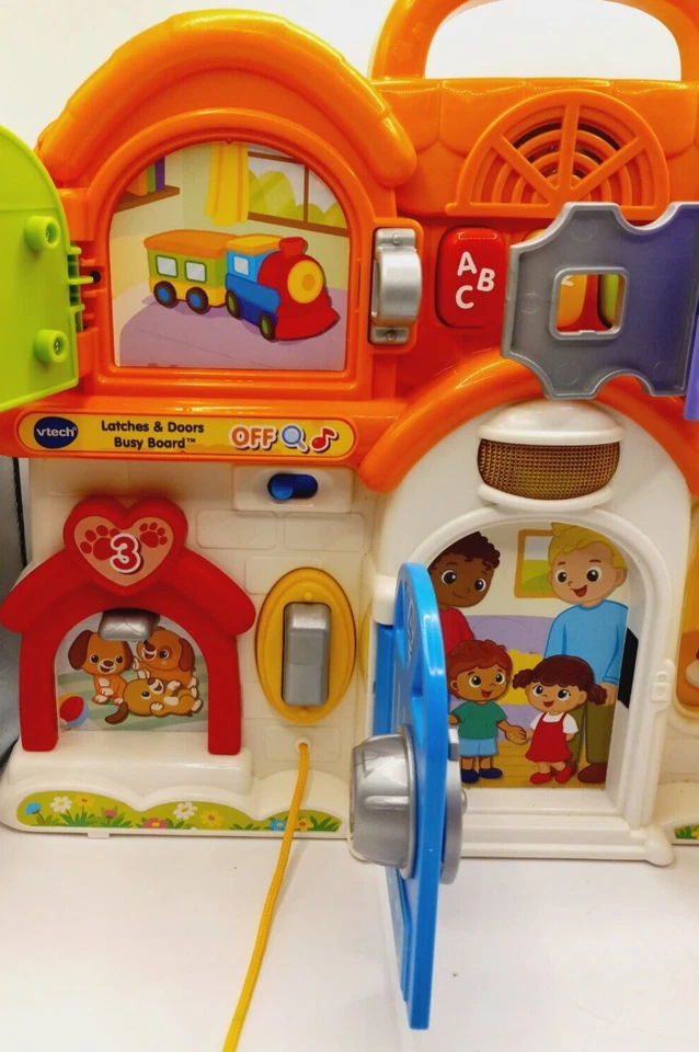 VTech Latches and Doors Busy Board Developmental Benefits Works Great! - Image 2 of 4