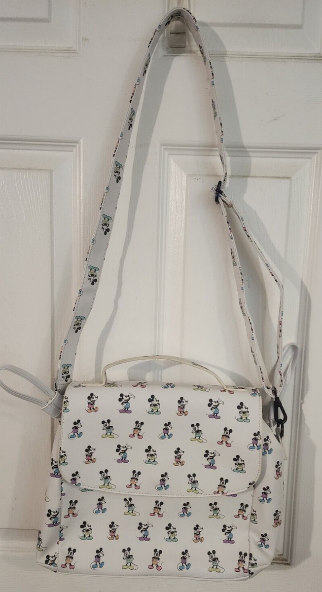 Disney Loungefly Mickey Mouse Pastel Poses Crossbody Handbag  display picture 1