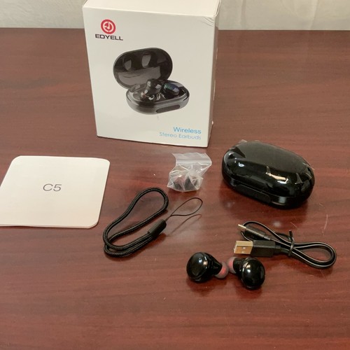 Edyell C5 Black Chargeable USB-C True 