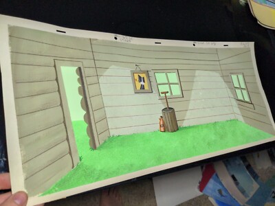 POPEYE Animation Cels Backgrounds FLEISCHER KING SYNDICATE 50's-70 Cartoons  X2