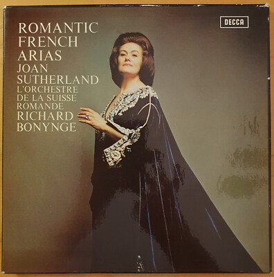 JOAN SUTHERLAND: Romantic French Arias, 2 LP-Box, Vinyl, UK Decca SET 454-5 