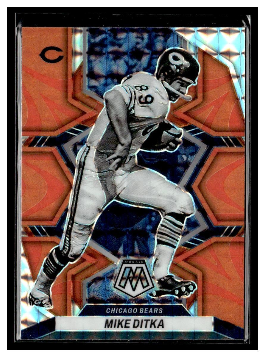 2022 Panini Mosaic #38 Mike Ditka Mosaic Reactive Orange | eBay