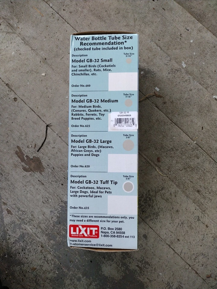 Botella de agua de vidrio Lixit, mediana, 32 oz Foto 2 de 3