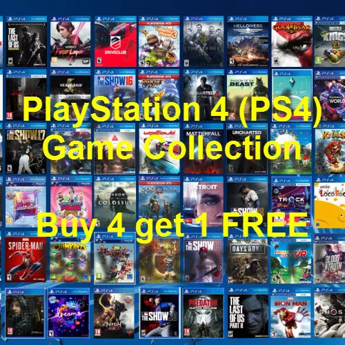 PlayStation 4 (PS4) Games - Make Your Own Gaming Lot - 🔥 Buy 4 Get 1 Free!  🔥