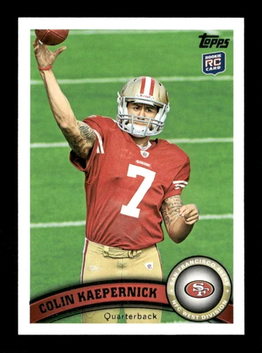 Colin Kaepernick 2011 Topps #413a San Francisco 49ers RC