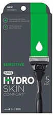 LOT OF 2 Schick Hydro Sensitive Razor Kit with Two 5-Blade Cartridges B5 + Aloe