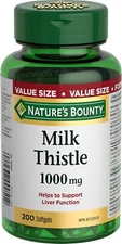 Nature's Bounty Milk Thistle Value Size 1000mg
