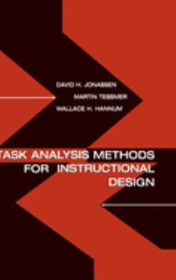 Task Analysis Methods for Instructional Design Hardcover