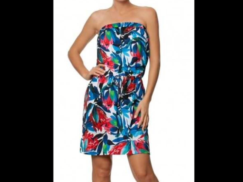 Robe Bustier De Plage Lise Charmel Magie Végétal - Taille S/36/38, 100% Polyester, Neuf Avec Étiquettes