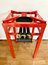 Brand New Strong 3ring commercial lpg gas stove cooktop w high stand 65cm high