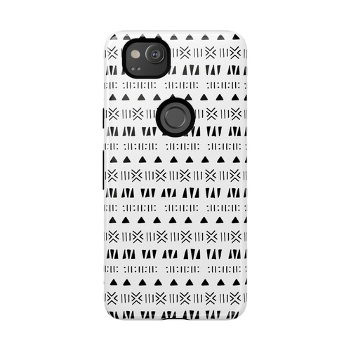 Black and White Southwestern Aztec Pattern Google Pixel Tough Cases - 第 117/131 張圖片