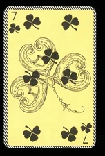 Transformation playing card Christian Lacroix 7 of Clubs Q70c