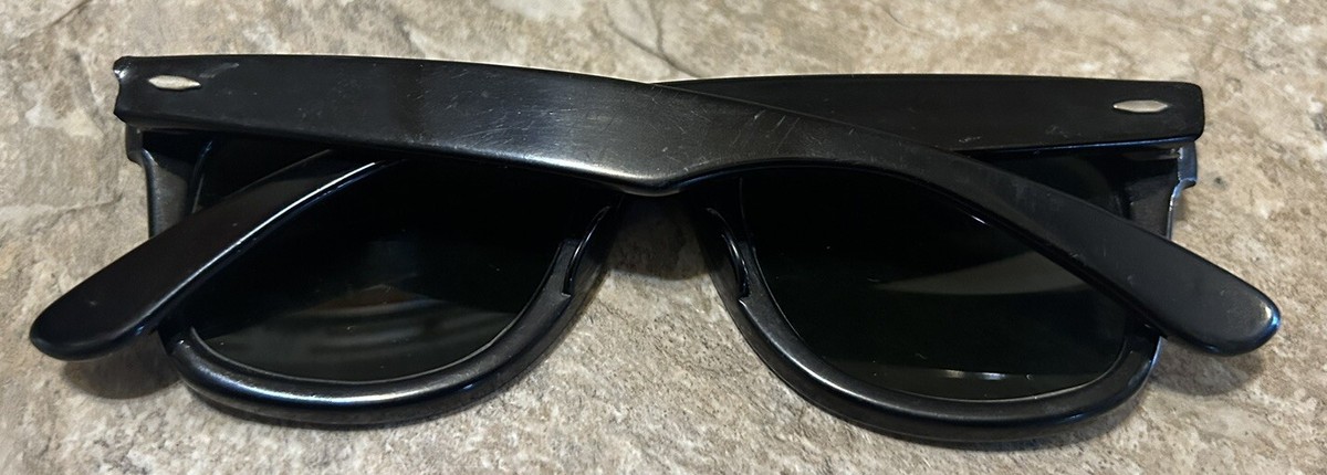 小物 Vtg B&L Ray-Ban Wayfarer 1 USA 50 Black Vtg 60's Black B&L Ray Ban WAYFARER sunglasses USA | eBay