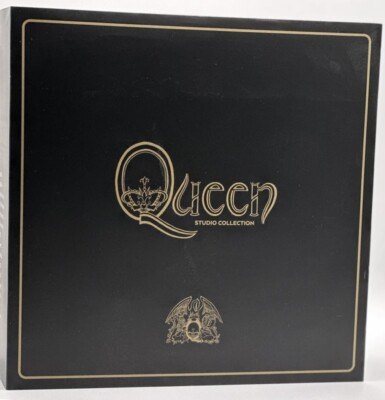 QUEEN Sammlung Studioalbum komplett - Farbiges Vinyl, Box 18 LP Box