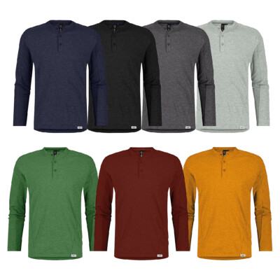 DASSY  SERENGETI Pullover Workwear Herren Langarm-Shirt Pulli Henley-Shirt
