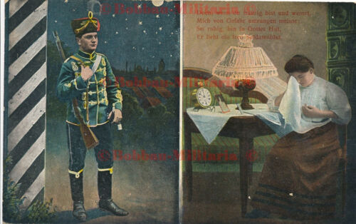 B483 Regimenstkarte Stendal Husar Müller Magdeburgisches Husaren-Regiment Nr. 10 - Imagen 1 de 2