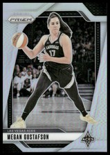 Megan Gustafson 2024 Panini Prizm WNBA #78 Silver Prizms Las Vegas Aces