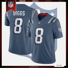 Mens Patriots 8 Diggs 2025 Limited Stitched Jersey Gift For Christmas