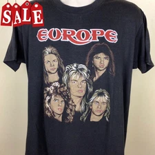EUROPE Band Members On Tour Full Size S to 5XL T Shirt