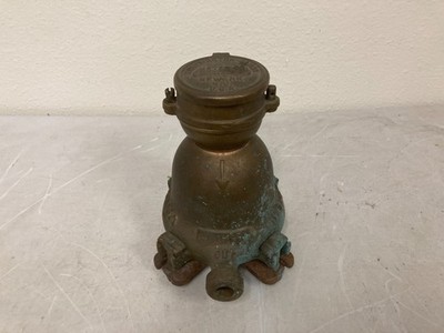 VINTAGE BRASS & CAST IRON WATCH DOG WATER METER 5/8'' GAMON METER CO. U.S.A.