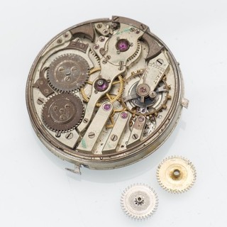 Antique LeCoultre Pocket Watch Minute Repeater Movement Good Balance Signed