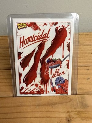 Homicidal Killer Cereal Killers Card Garbage Pail Kids Spoof Special K