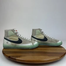 Big Kids Boys Nike Blazer Mid '77 GS Move To Zero Glacier Ice Sneakers Size 6 Y